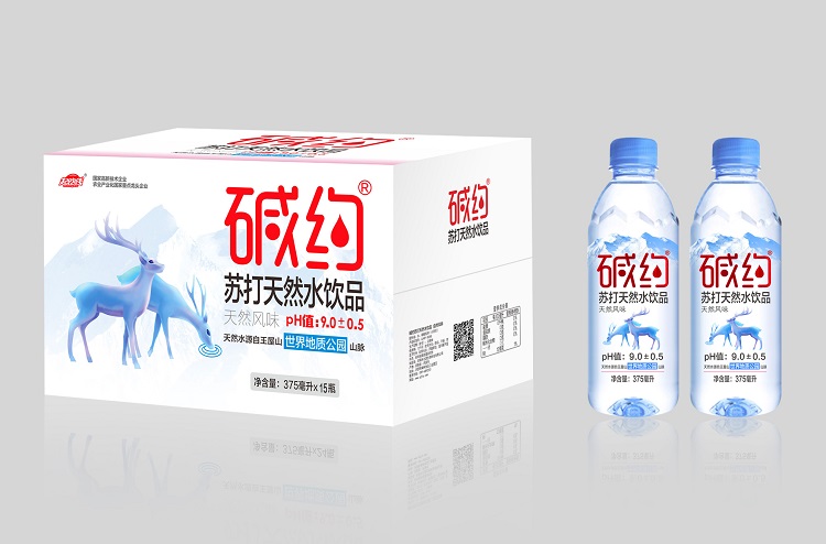 簡(jiǎn)約蘇打天然水375ml